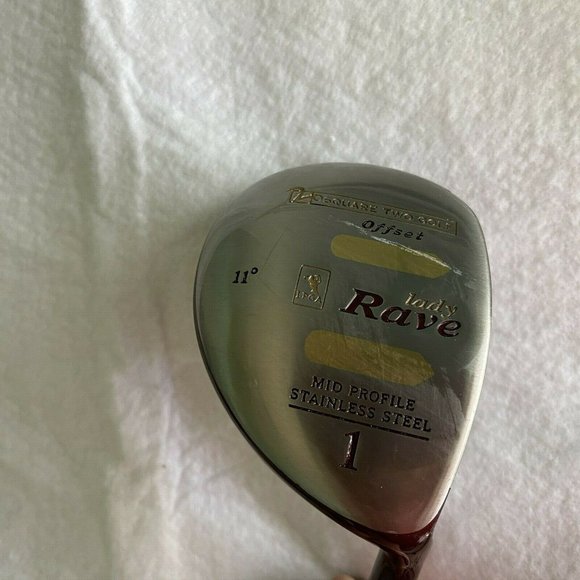 Square Two Lady Rave Oversize Mid Profile Stainless Driver Set 1 3 5 7 RH Ladies - Picture 3 of 12